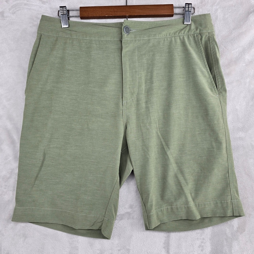 Faherty All Day Shorts Drawstring Lightweight‎ Casual Green Mens Size 31